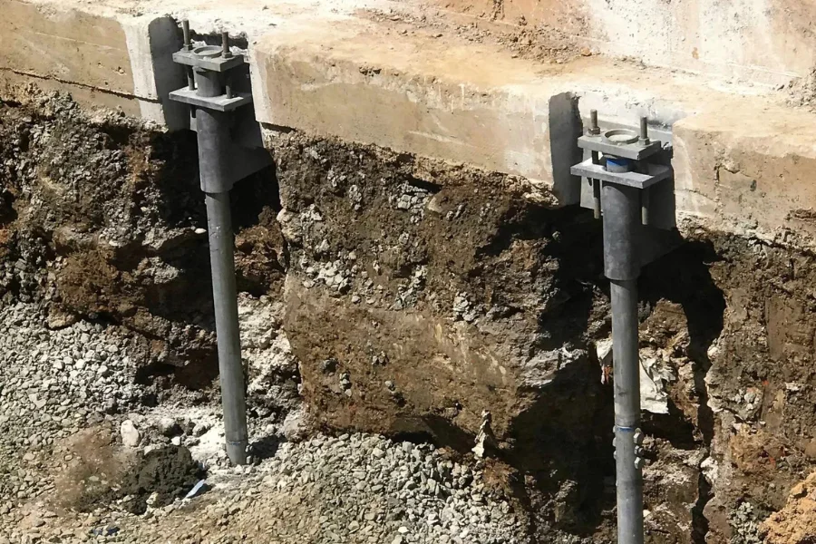 Helical Pier Installation in Bartow