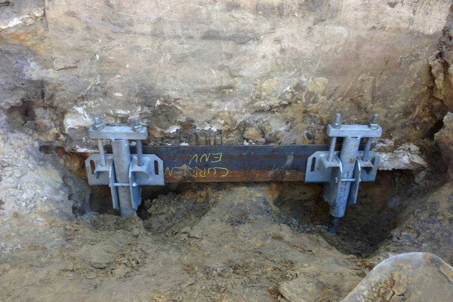 Helical Pier Installation in Bartow